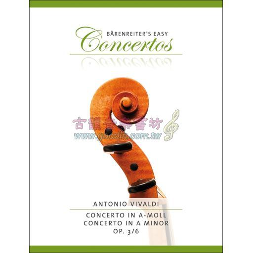 Vivaldi Concerto in A minor op. 3/6 for Violin and Piano