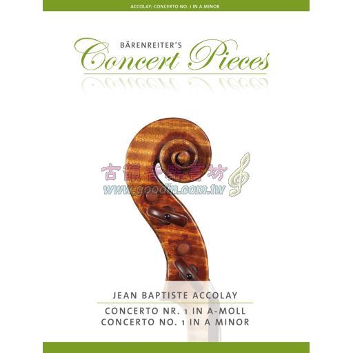 Accolay Concerto No. 1 in A minor for Violin and Piano