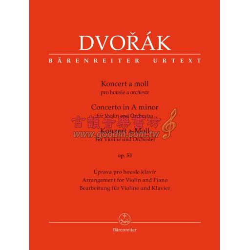 Dvorák Concerto for Violin and Orchestra in A minor op. 53