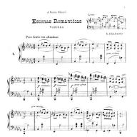 Granados Escenas Romanticas for Piano