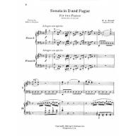 Mozart Sonata in D (K.448) and Fugue in C Minor (K.426) for 2 Pianos, 4 Hands