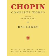 Chopin Complete Works III - Ballades
