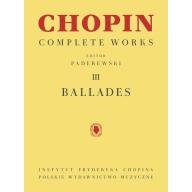 Chopin Complete Works III - Ballades