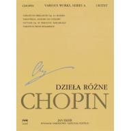 【波蘭國家版】Chopin Various Works. Series A