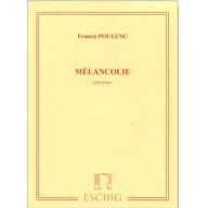 Poulenc Mélancolie for Piano Solo