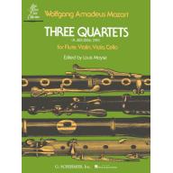 Mozart Three Quartets (K.285, K.285b and K.298)