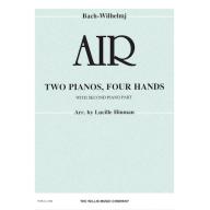 Air (on a G String) for 2 Pianos, 4 Hands