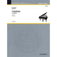Say 3 Ballads for Piano Solo