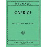 Milhaud Caprice for Clarinet and Piano