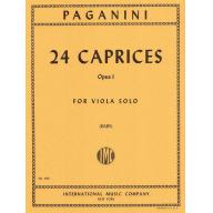 *Paganini 24 Caprices Op. 1 for Viola Solo