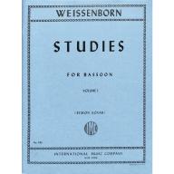 *Weissenborn Studies Book I for Bassoon Solo
