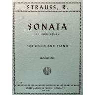 *Strauss Sonata in F Major Op. 6 for Cello and Piano