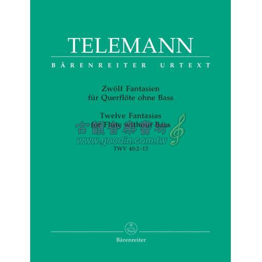 Telemann Twelve Fantasias for Flute without Bass