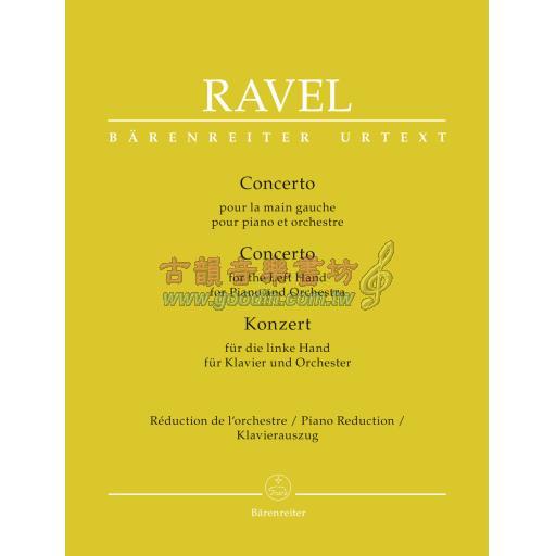 Ravel Concerto for the Left Hand for Piano and Orchestra (2 Pianos, 4 Hands)