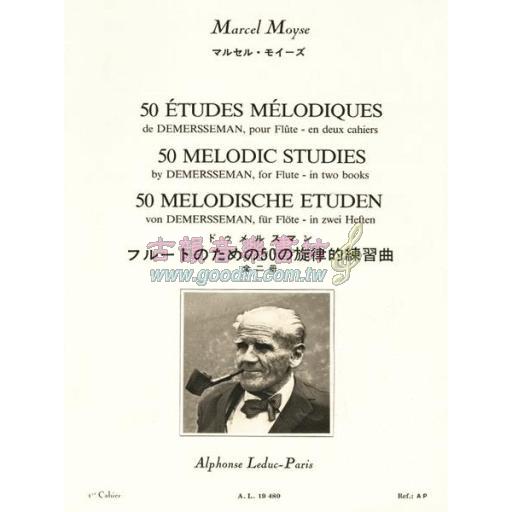 Marcel Moÿse 50 Melodic Studies by Demersseman for Flute – Volume 1