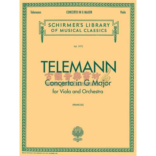 Telemann Concerto in G Major for Viola and Orchestra