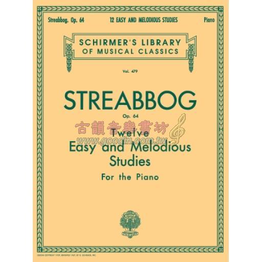 Streabbog 12 Easy and Melodious Studies Op. 64 for Piano