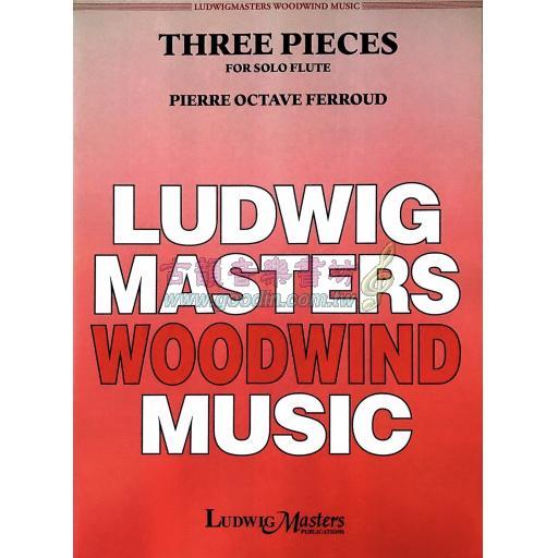 Ferroud, Three Pieces for Flute Solo