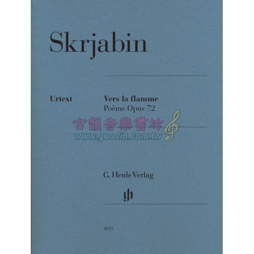 Skrjabin Vers la flamme, Poème Op. 72 for Piano Solo