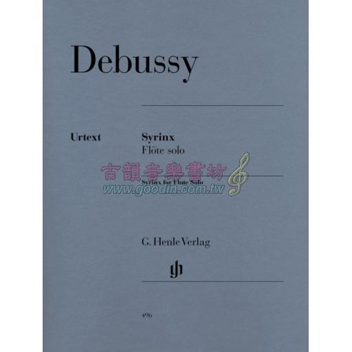 Debussy Syrinx for Flute Solo