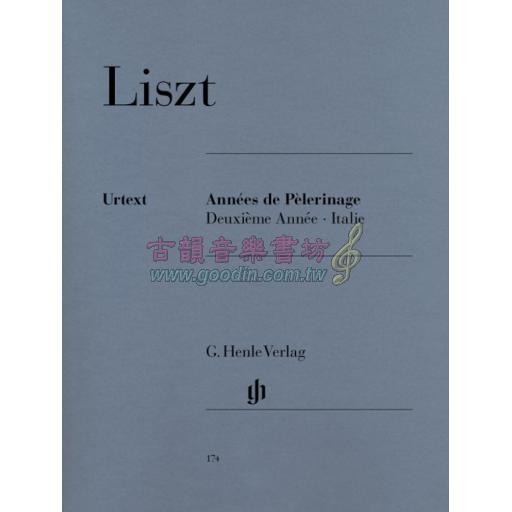 Liszt Années de pèlerinage for Piano Solo
