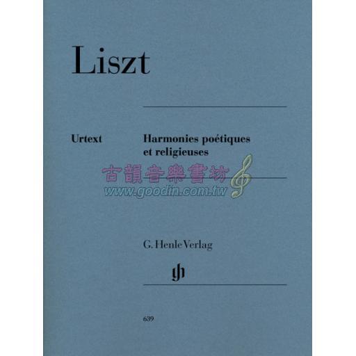 Liszt Harmonies poétiques et religieuses for Piano Solo