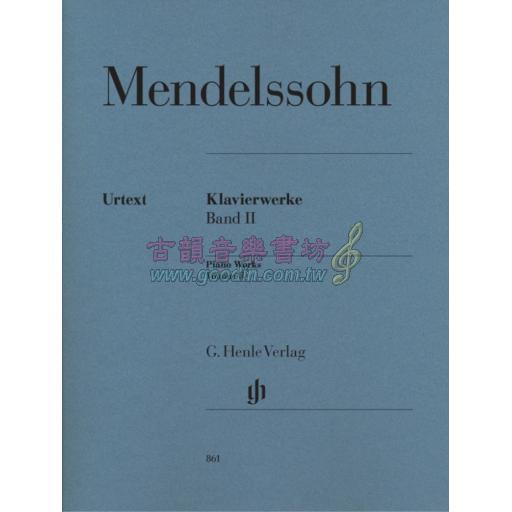 Mendelssohn Piano Works, Volume II <售缺>