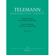 Telemann Twelve Fantasias for Flute without Bass