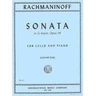 *Rachmaninoff Sonata in G Minor Op. 19 for Cello and Piano