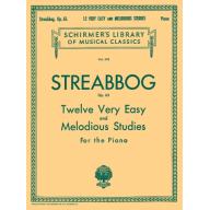 Streabbog 12 Very Easy and Melodious Studies Op. 6...