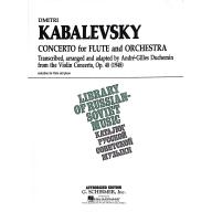 Kabalevsky Concerto Op. 48 for Flute and Orchestra <售缺>