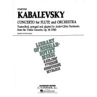 Kabalevsky Concerto Op. 48 for Flute and Orchestra