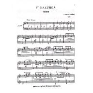 Saint-Saëns Three Mazurkas Opp. 21, 24, 66 for Piano Solo