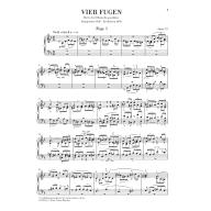 Schumann Four Fugues Op. 72 for Piano Solo