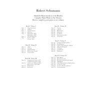 Schumann Complete Piano Works, Volume I