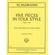 *Schumann Five Pieces In Folk Style Op. 102 for Cello and Piano