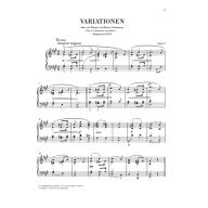 Brahms Variations for Piano Solo