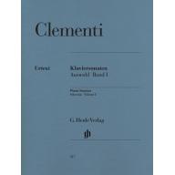 Clementi Piano Sonatas Selection, Volume I (1768-1785)