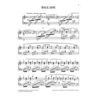 Debussy Ballade for Piano Solo