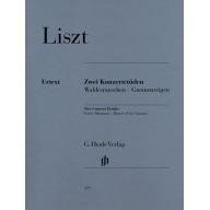 Liszt Two Concert Etudes for Piano Solo