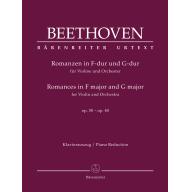 Beethoven Romances in F Major and G Major Op. 50, 40 for Violin and Orchestra