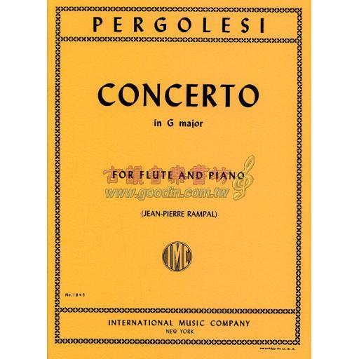 Pergolesi Concerto in G major for Flute Solo