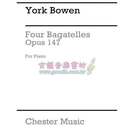 York Bowen Four Bagatelles Op.147 for Piano