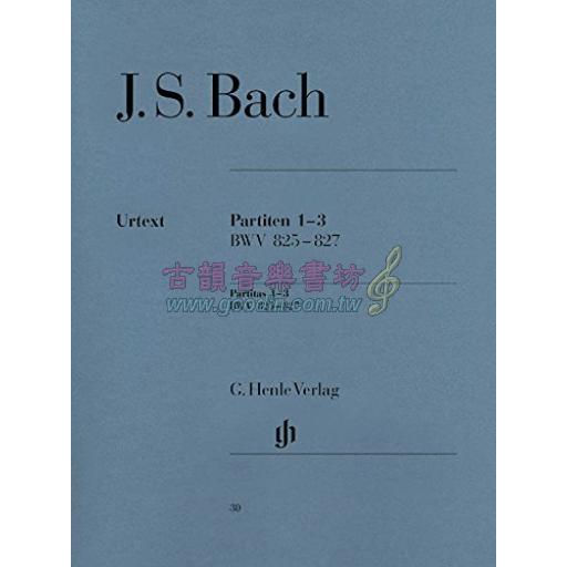 Bach Partitas 1-3 BWV 825-827 for Piano