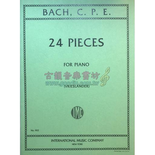 Bach 24 Pieces for Piano Solo