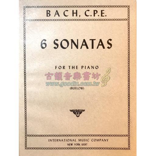 Bach Six Sonatas for Piano Solo