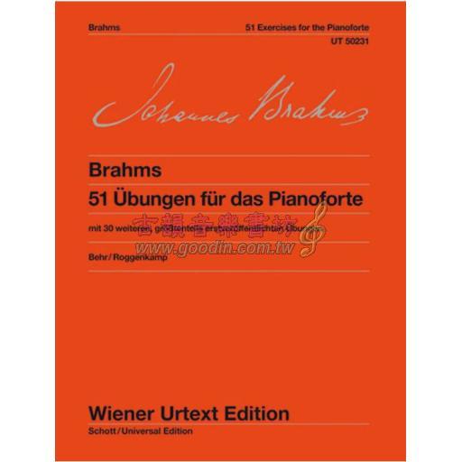Brahms 51 Exercises for the Pianoforte