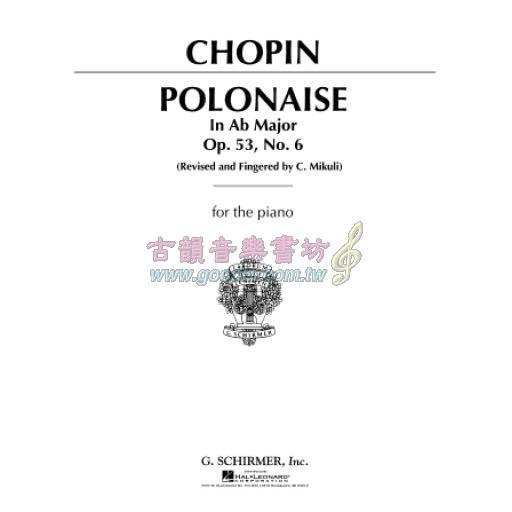 Chopin Polonaise Op. 53, No. 6 in Ab Major for Piano Solo