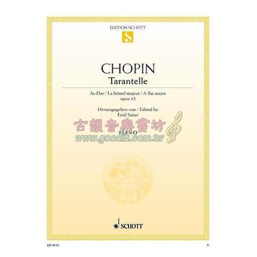 Chopin Tarantelle in A flat Major Op. 43 for Piano