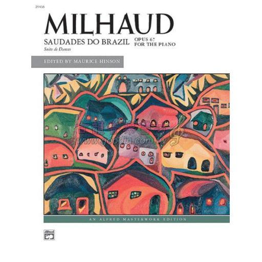 Milhaud Saudades do Brazil for Piano